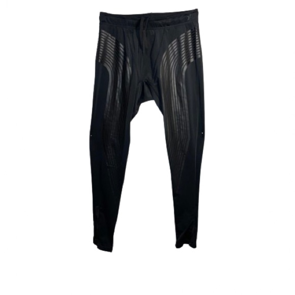 Primark  Men Large Compression Running Pants Black Draw String Long Leg